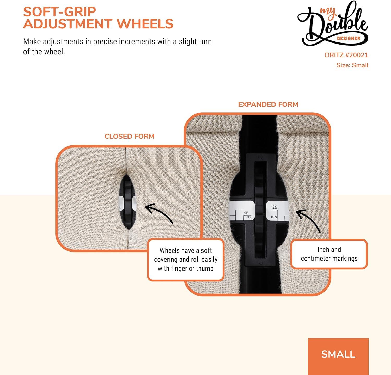 imageDritz My Double Designer Adjustable Dress Form FullFigure IvorySmall