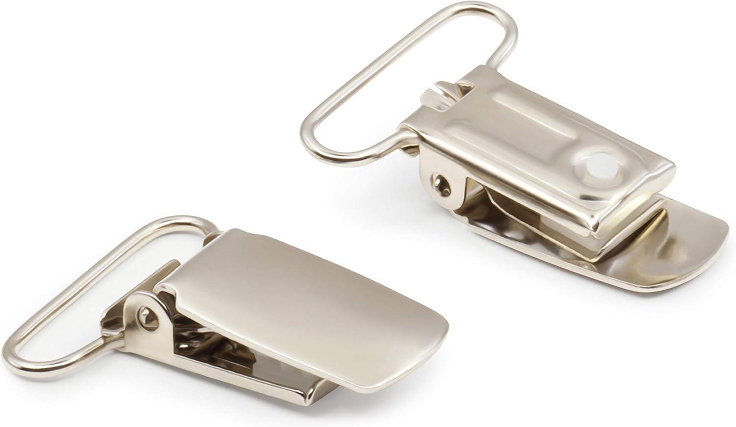 imageDritz Suspender Clips Nickel Bag ampamp Tote Accessories 24Pack24Pack