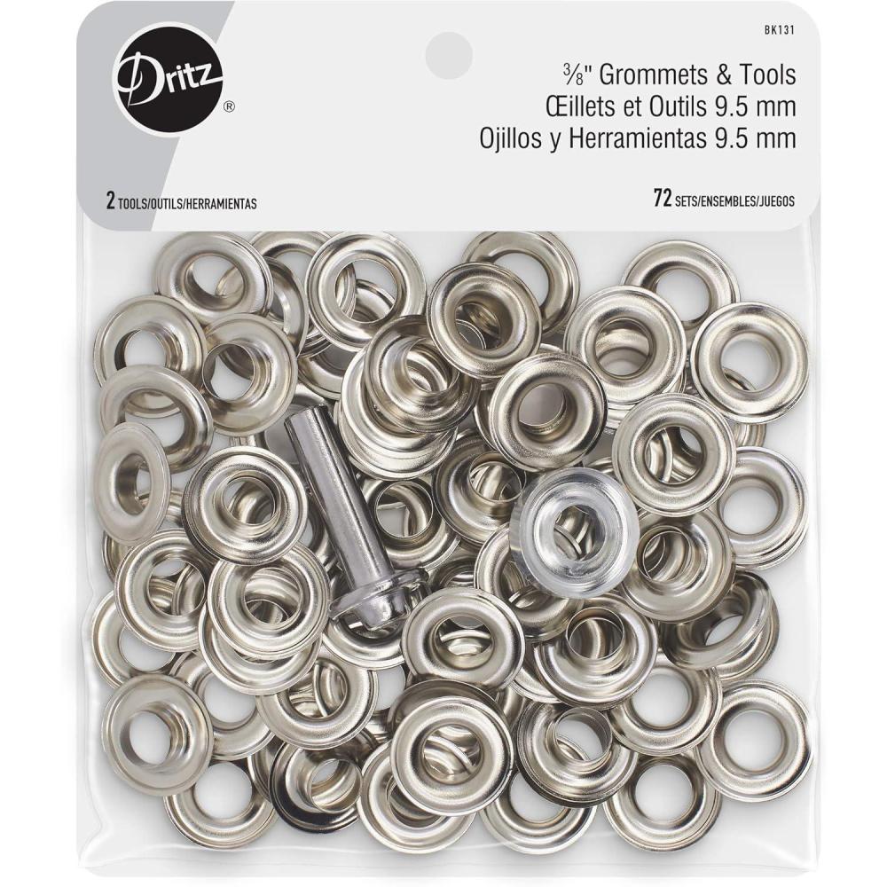 imageDritz 38in Gold Includes Grommets ampamp Tools FastenersNickel