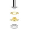 imageDritz 38in Gold Includes Grommets ampamp Tools FastenersGold