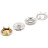imageDritz 58quot Long Prong Tools Silver Snaps 58quot 36 Sets Nickel CountNickel