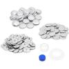 imageDritz Craft Cover 48 Sets Nickel Buttons ampamp Tools 118quot 48ct Count118  48ct