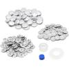 imageDritz Craft Cover 48 Sets Nickel Buttons ampamp Tools 118quot 48ct Count78  60ct