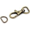imageDritz D Rings 1in Nickel Bag ampamp Tote Accessories 1quot 24ctAntique Brass