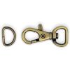 imageDritz D Rings 1in Nickel Bag ampamp Tote Accessories 1quot 24ctAntique Brass