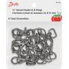 imageDritz D Rings 1in Nickel Bag ampamp Tote Accessories 1quot 24ctGunmetal