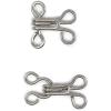 imageDritz Hooks ampamp Eyes Nickel Fasteners Size 3 96 SetsNickel