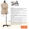 imageDritz My Double Designer Adjustable Dress Form FullFigure IvoryFullFigure