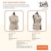 imageDritz My Double Designer Adjustable Dress Form FullFigure IvoryFullFigure