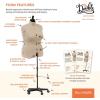 imageDritz My Double Designer Adjustable Dress Form FullFigure IvoryFullFigure