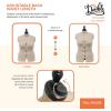 imageDritz My Double Designer Adjustable Dress Form FullFigure IvoryFullFigure