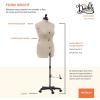 imageDritz My Double Designer Adjustable Dress Form FullFigure IvoryMedium