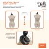 imageDritz My Double Designer Adjustable Dress Form FullFigure IvorySmall