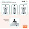 imageDritz TwinFit Adjustable Dress Form Small Silver GrayMedium