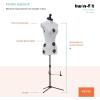 imageDritz TwinFit Adjustable Dress Form Small Silver GrayPetite