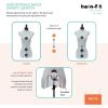 imageDritz TwinFit Adjustable Dress Form Small Silver GrayPetite