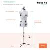 imageDritz TwinFit Adjustable Dress Form Small Silver GraySmall