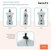 imageDritz TwinFit Adjustable Dress Form Small Silver GraySmall