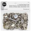 imageDritz 58quot Long Prong Tools Silver Snaps 58quot 36 Sets Nickel CountNickel