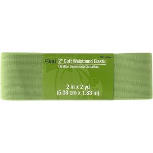 imageDritz 2quot Yards Long Green Soft Waistband Elastic