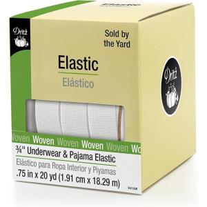 imageDritz 9312W Underwear ampamp Pajama Woven Elastic White 114Inch by 114Yard34Inch by 20Yard