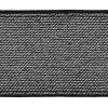 imageDritz 134quot 2Yards Long Black ampamp Silver Metallic Waistband Elastic 175quot x2yd