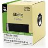 imageDritz 9308W NonRoll Woven Elastic White 114Inch by 1YardBlack