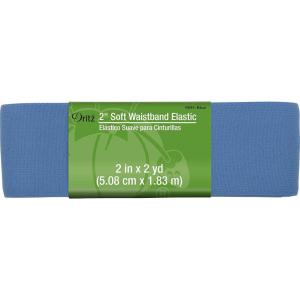 imageDritz 2quot Yards Long Blue Soft Waistband Elastic