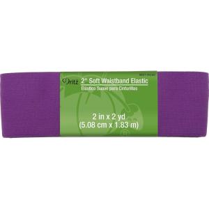 imageDritz 2quot Yards Long Violet Soft Waistband Elastic
