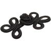 imageDritz 3 Loop Frog Closure 2Inch 1 Set Black