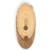 imageDritz Grain Oval Light Brown 3 Sustainable Wood Buttons 50mm 2quot 3 Count