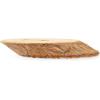 imageDritz Grain Oval Light Brown 3 Sustainable Wood Buttons 50mm 2quot 3 Count