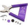 imageDritz Heavy Duty Snap Pliers and Tools MetalPurple