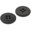 imageDritz Round 23mm 6 Recycled Leather Buttons 23 mm Medium Brown 6 CountBlack