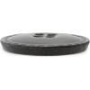 imageDritz Round 23mm 6 Recycled Leather Buttons 23 mm Medium Brown 6 CountBlack