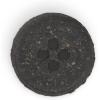 imageDritz Round 23mm 6 Recycled Leather Buttons 23 mm Medium Brown 6 CountBlack