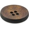 imageDritz Round 23mm 6 Recycled Leather Buttons 23 mm Medium Brown 6 CountMedium Brown