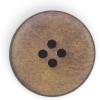 imageDritz Round 23mm 6 Recycled Leather Buttons 23 mm Medium Brown 6 CountMedium Brown