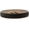 imageDritz Round 23mm 6 Recycled Leather Buttons 23 mm Medium Brown 6 CountMedium Brown