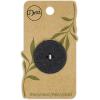 imageDritz Round Stitch Natural 9 Recycled Cotton Buttons 20mm 1316quot 9 CountBlack
