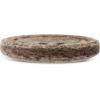 imageDritz Round Stitch Natural 9 Recycled Cotton Buttons 20mm 1316quot 9 CountDark Brown