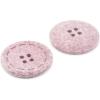 imageDritz Round Stitch Natural 9 Recycled Cotton Buttons 20mm 1316quot 9 CountMauve