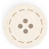 imageDritz Round Stitch Natural 9 Recycled Cotton Buttons 20mm 1316quot 9 CountNatural