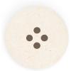 imageDritz Round Stitch Natural 9 Recycled Cotton Buttons 20mm 1316quot 9 CountNatural