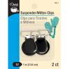 imageDritz 1089 Suspender ampamp Mitten Clips White 1Inch 2CountBlack