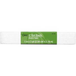imageDritz 1quot 3Yards Long White Knit Elastic