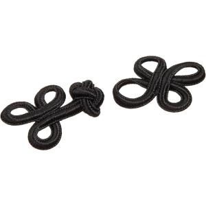imageDritz 3 Loop Frog Closure 2Inch 1 Set Black