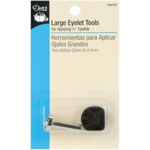 imageDritz 33575T Large Eyelet Tools for Applying 14Inch Eyelets Nickel