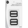 imageDritz 1quot Straps 2 Count Black Slide Adjusters
