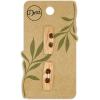 imageDritz 25mm Natural 6 Sustainable Wood Toggle Buttons 25 mm 6 Count25 mm